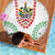 Saint Kitts and Nevis Beach Blanket with Vibrant Flag Colors and Hibiscus Flower Design - Wonder Print Shop