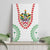Saint Kitts and Nevis Canvas Wall Art with Vibrant Flag Colors and Hibiscus Flower Design - Wonder Print Shop
