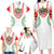Saint Kitts and Nevis Family Matching Long Sleeve Bodycon Dress and Hawaiian Shirt with Vibrant Flag Colors and Hibiscus Flower Design - Wonder Print Shop