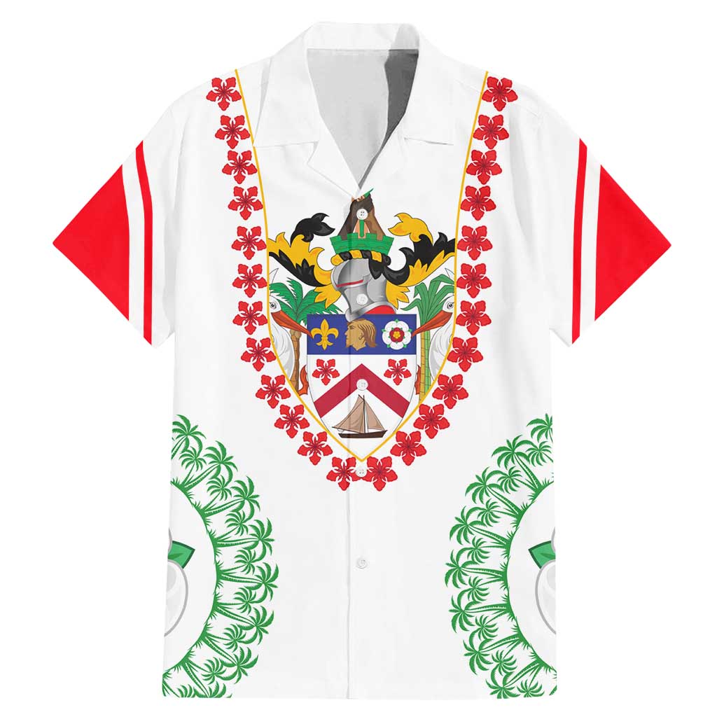 Saint Kitts and Nevis Family Matching Mermaid Dress and Hawaiian Shirt with Vibrant Flag Colors and Hibiscus Flower Design - Wonder Print Shop