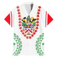 Saint Kitts and Nevis Family Matching Mermaid Dress and Hawaiian Shirt with Vibrant Flag Colors and Hibiscus Flower Design - Wonder Print Shop