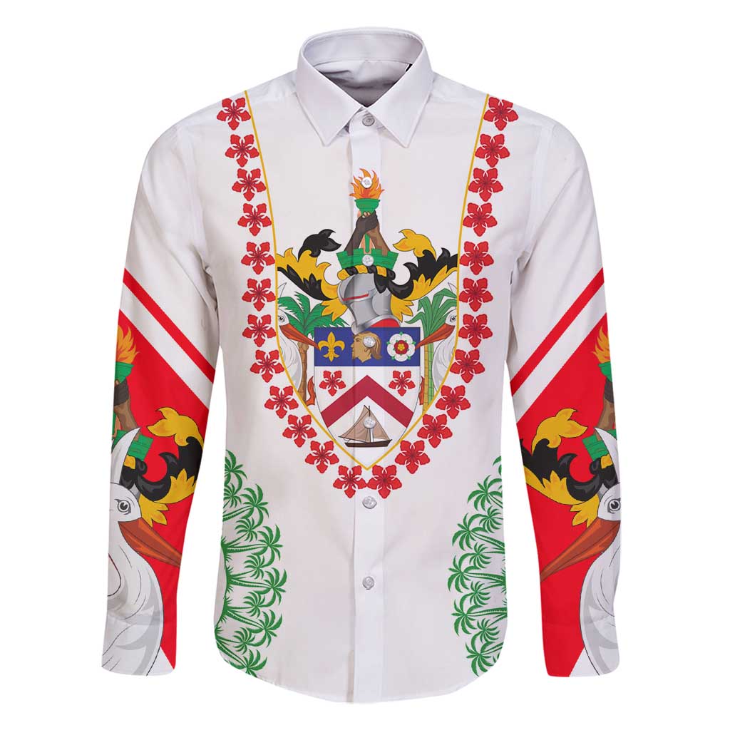 Saint Kitts and Nevis Family Matching Mermaid Dress and Hawaiian Shirt with Vibrant Flag Colors and Hibiscus Flower Design - Wonder Print Shop