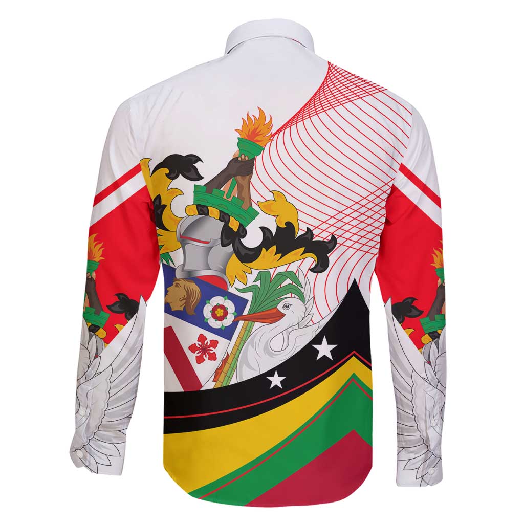 Saint Kitts and Nevis Family Matching Mermaid Dress and Hawaiian Shirt with Vibrant Flag Colors and Hibiscus Flower Design - Wonder Print Shop