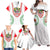 Saint Kitts and Nevis Family Matching Off Shoulder Maxi Dress and Hawaiian Shirt with Vibrant Flag Colors and Hibiscus Flower Design - Wonder Print Shop