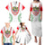 Saint Kitts and Nevis Family Matching Puletasi and Hawaiian Shirt with Vibrant Flag Colors and Hibiscus Flower Design - Wonder Print Shop