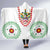 Saint Kitts and Nevis Hooded Blanket with Vibrant Flag Colors and Hibiscus Flower Design - Wonder Print Shop