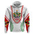 Saint Kitts and Nevis Hoodie with Vibrant Flag Colors and Hibiscus Flower Design - Wonder Print Shop