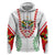 Saint Kitts and Nevis Hoodie with Vibrant Flag Colors and Hibiscus Flower Design - Wonder Print Shop