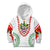 Saint Kitts and Nevis Kid Hoodie with Vibrant Flag Colors and Hibiscus Flower Design - Wonder Print Shop