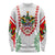 Saint Kitts and Nevis Long Sleeve Shirt with Vibrant Flag Colors and Hibiscus Flower Design - Wonder Print Shop