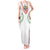 Saint Kitts and Nevis Tank Maxi Dress with Vibrant Flag Colors and Hibiscus Flower Design - Wonder Print Shop