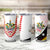 Saint Kitts and Nevis Tumbler Cup with Vibrant Flag Colors and Hibiscus Flower Design - Wonder Print Shop