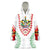 Saint Kitts and Nevis Wearable Blanket Hoodie with Vibrant Flag Colors and Hibiscus Flower Design - Wonder Print Shop