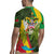Saint Kitts and Nevis Apparel Rugby Jersey with Coat of Arms, Palm Trees, and Hammock Graphic in Tropical Green and Flag-Inspired Design - Wonder Print Shop