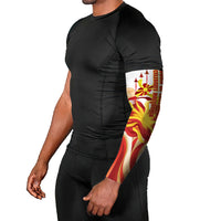 North Macedonia Independence Day Arm Sleeves Ilinden Monument Raised Fist Jets Flag