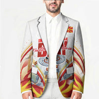 North Macedonia Independence Day Blazer Ilinden Monument Raised Fist Jets Flag