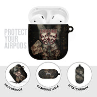 Edinburgh Fringe AirPods Case Scotland Fringe Arts Comedy Tragedy Masks Castle Moon