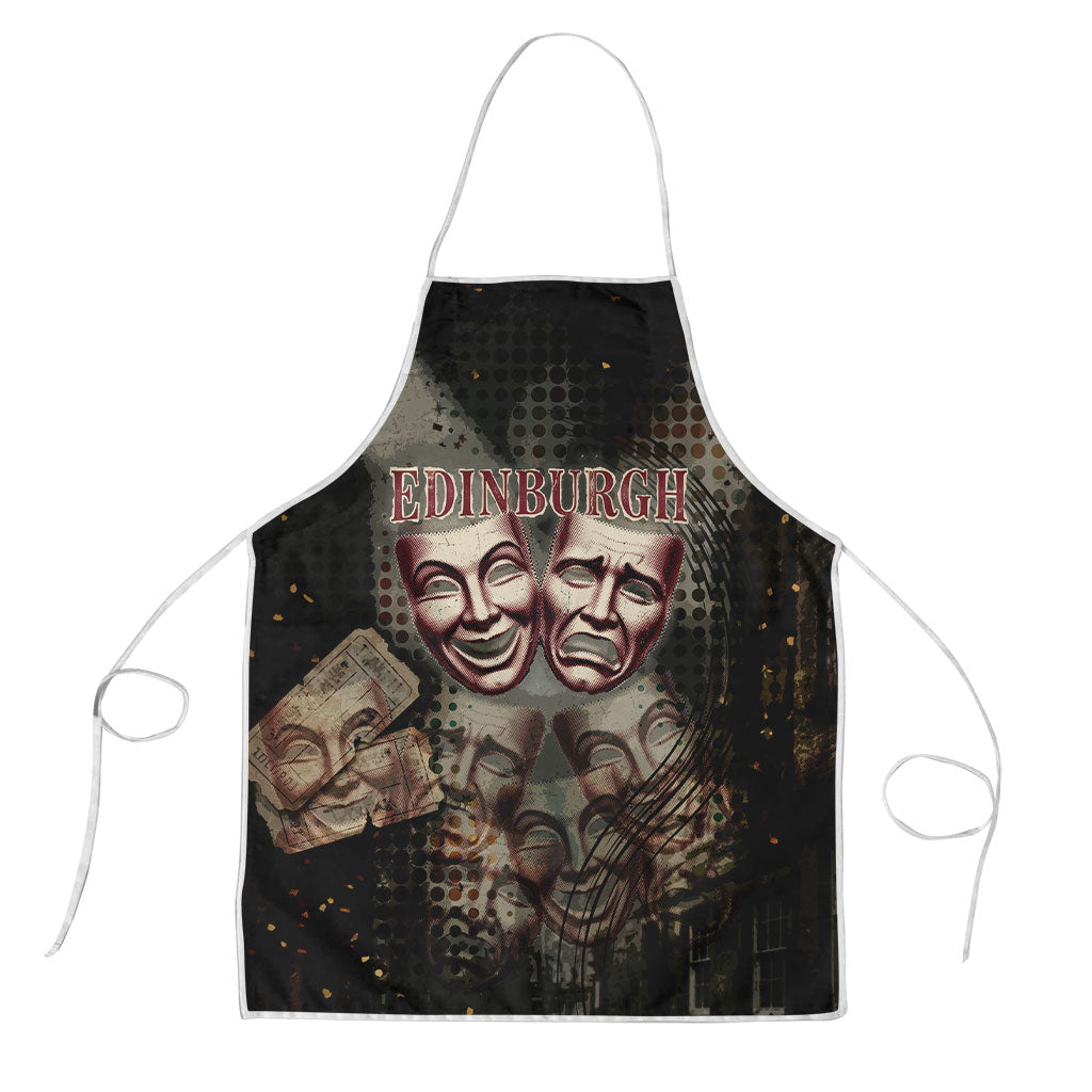 Edinburgh Fringe Apron Scotland Fringe Arts Comedy Tragedy Masks Castle Moon