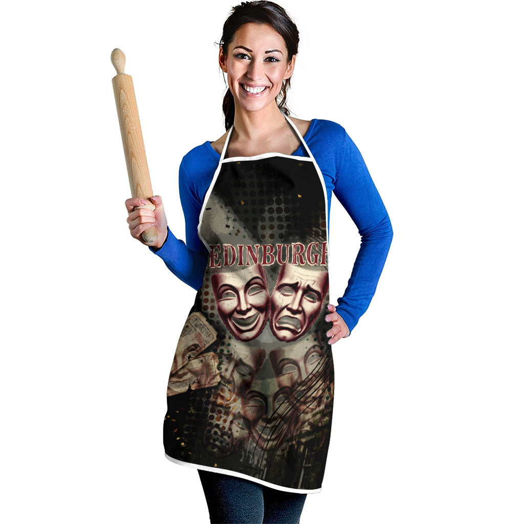 Edinburgh Fringe Apron Scotland Fringe Arts Comedy Tragedy Masks Castle Moon