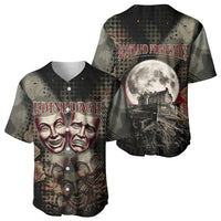 Edinburgh Fringe Baseball Jersey Scotland Fringe Arts Comedy Tragedy Masks Castle Moon