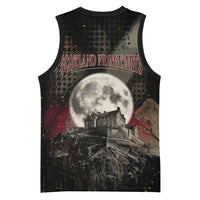 Edinburgh Fringe Basketball Jersey Scotland Fringe Arts Comedy Tragedy Masks Castle Moon