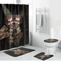 Edinburgh Fringe Bathroom Set Scotland Fringe Arts Comedy Tragedy Masks Castle Moon