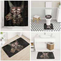 Edinburgh Fringe Bathroom Set Scotland Fringe Arts Comedy Tragedy Masks Castle Moon