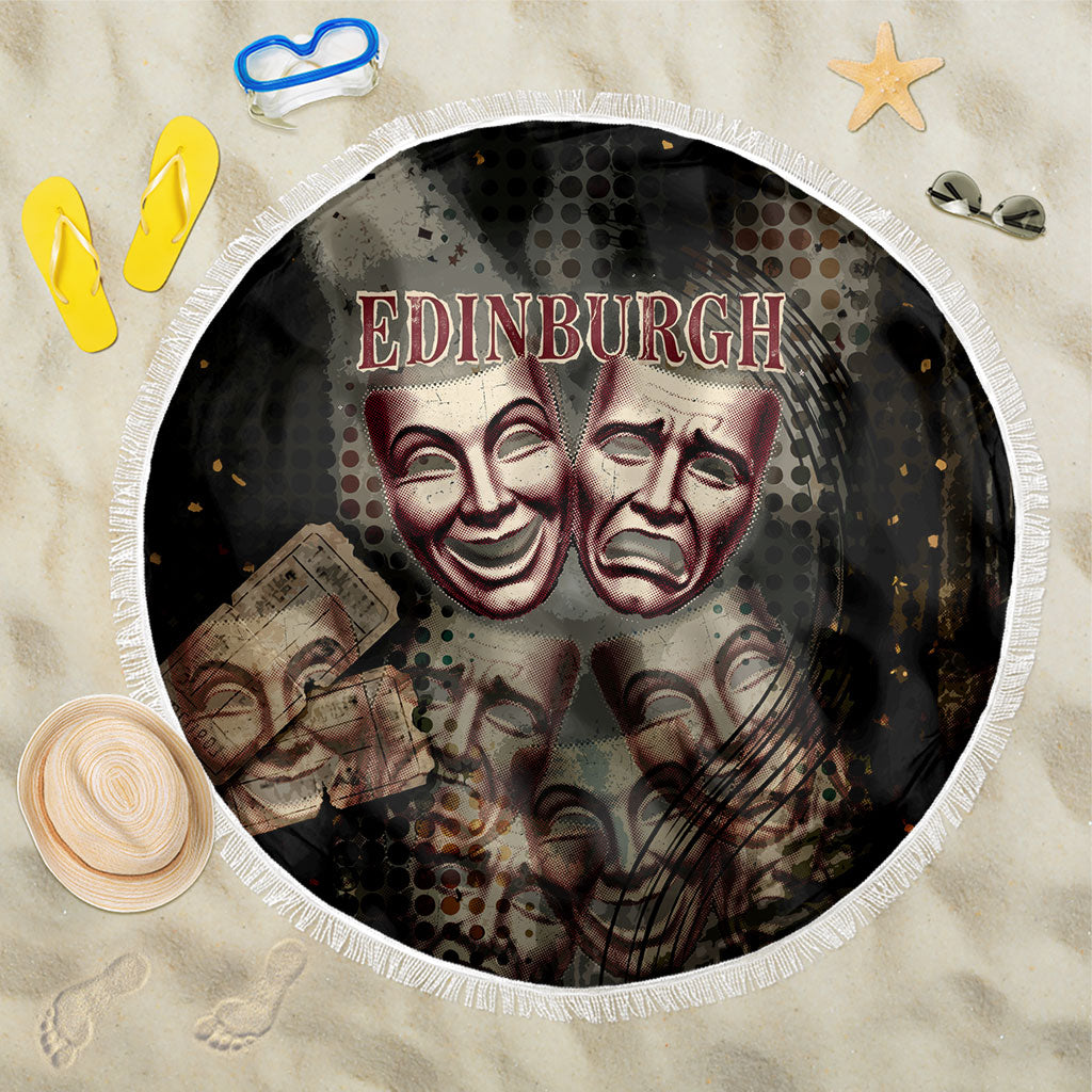 Edinburgh Fringe Beach Blanket Scotland Fringe Arts Comedy Tragedy Masks Castle Moon