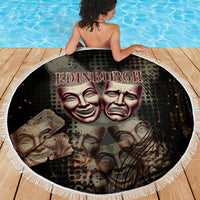 Edinburgh Fringe Beach Blanket Scotland Fringe Arts Comedy Tragedy Masks Castle Moon