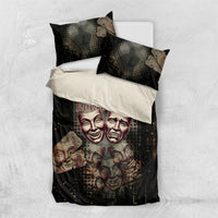 Edinburgh Fringe Bedding Set Scotland Fringe Arts Comedy Tragedy Masks Castle Moon