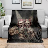 Edinburgh Fringe Blanket Scotland Fringe Arts Comedy Tragedy Masks Castle Moon