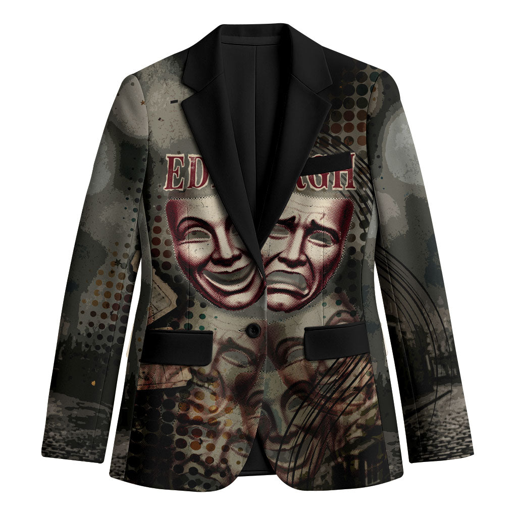 Edinburgh Fringe Blazer Scotland Fringe Arts Comedy Tragedy Masks Castle Moon