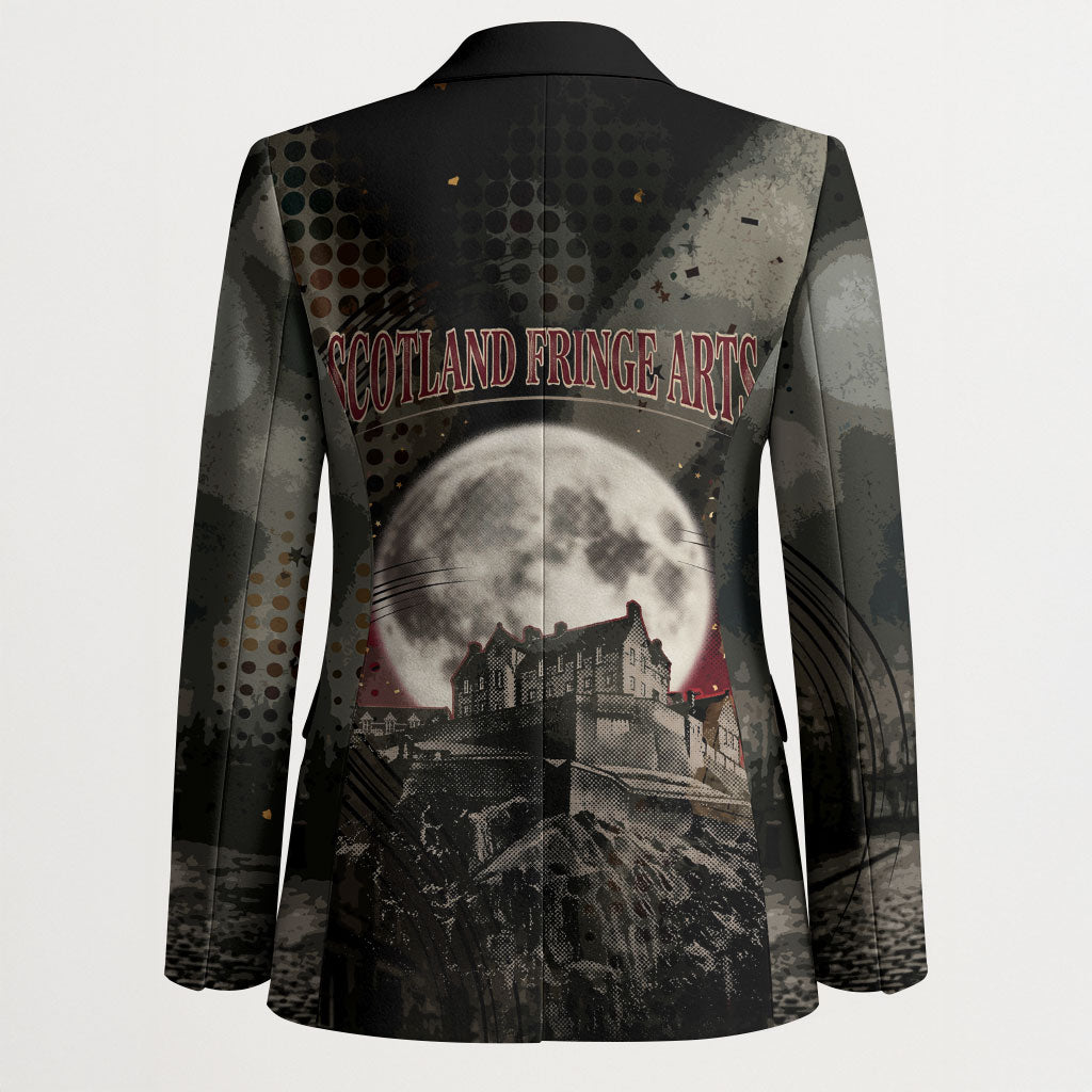 Edinburgh Fringe Blazer Scotland Fringe Arts Comedy Tragedy Masks Castle Moon