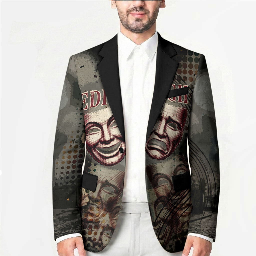 Edinburgh Fringe Blazer Scotland Fringe Arts Comedy Tragedy Masks Castle Moon