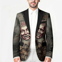 Edinburgh Fringe Blazer Scotland Fringe Arts Comedy Tragedy Masks Castle Moon