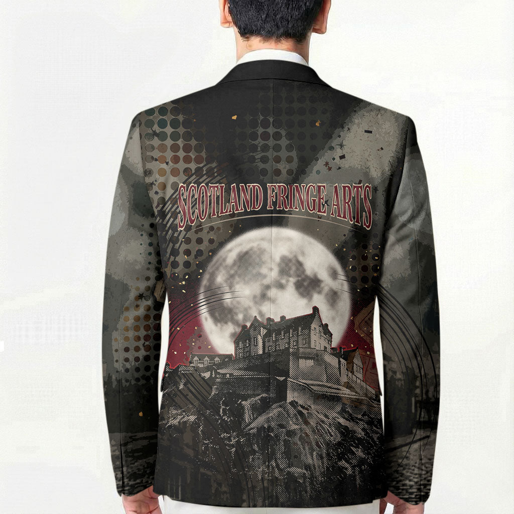 Edinburgh Fringe Blazer Scotland Fringe Arts Comedy Tragedy Masks Castle Moon