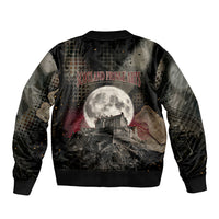 Edinburgh Fringe Bomber Jacket Scotland Fringe Arts Comedy Tragedy Masks Castle Moon