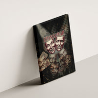 Edinburgh Fringe Canvas Wall Art Scotland Fringe Arts Comedy Tragedy Masks Castle Moon