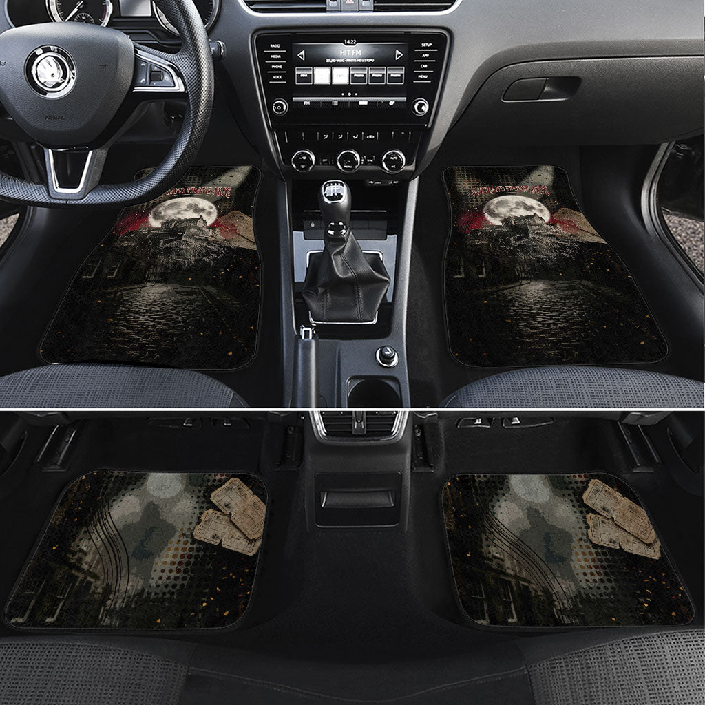 Edinburgh Fringe Car Mats Scotland Fringe Arts Comedy Tragedy Masks Castle Moon