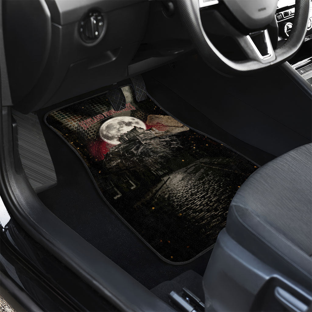 Edinburgh Fringe Car Mats Scotland Fringe Arts Comedy Tragedy Masks Castle Moon