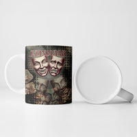Edinburgh Fringe Ceramic Mug Scotland Fringe Arts Comedy Tragedy Masks Castle Moon