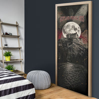 Edinburgh Fringe Door Cover Scotland Fringe Arts Comedy Tragedy Masks Castle Moon