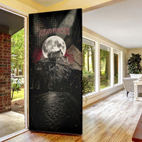Edinburgh Fringe Door Cover Scotland Fringe Arts Comedy Tragedy Masks Castle Moon