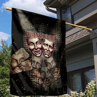 Edinburgh Fringe Garden Flag Scotland Fringe Arts Comedy Tragedy Masks Castle Moon