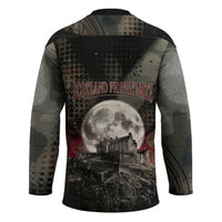 Edinburgh Fringe Hockey Jersey Scotland Fringe Arts Comedy Tragedy Masks Castle Moon