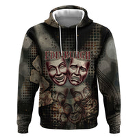Edinburgh Fringe Hoodie Scotland Fringe Arts Comedy Tragedy Masks Castle Moon