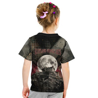Edinburgh Fringe Kid T Shirt Scotland Fringe Arts Comedy Tragedy Masks Castle Moon