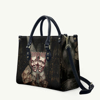 Edinburgh Fringe Leather Bag Scotland Fringe Arts Comedy Tragedy Masks Castle Moon