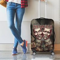 Edinburgh Fringe Luggage Cover Scotland Fringe Arts Comedy Tragedy Masks Castle Moon