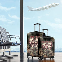 Edinburgh Fringe Luggage Cover Scotland Fringe Arts Comedy Tragedy Masks Castle Moon